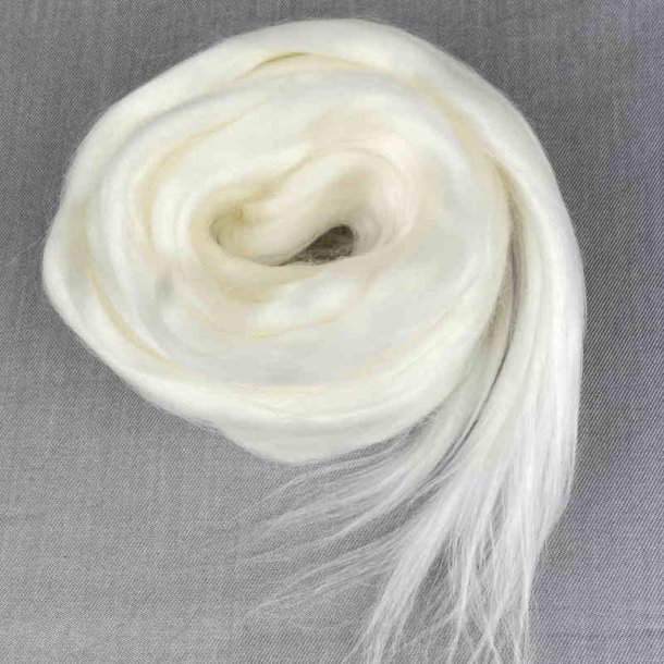 Lyocell fibre - natur hvid